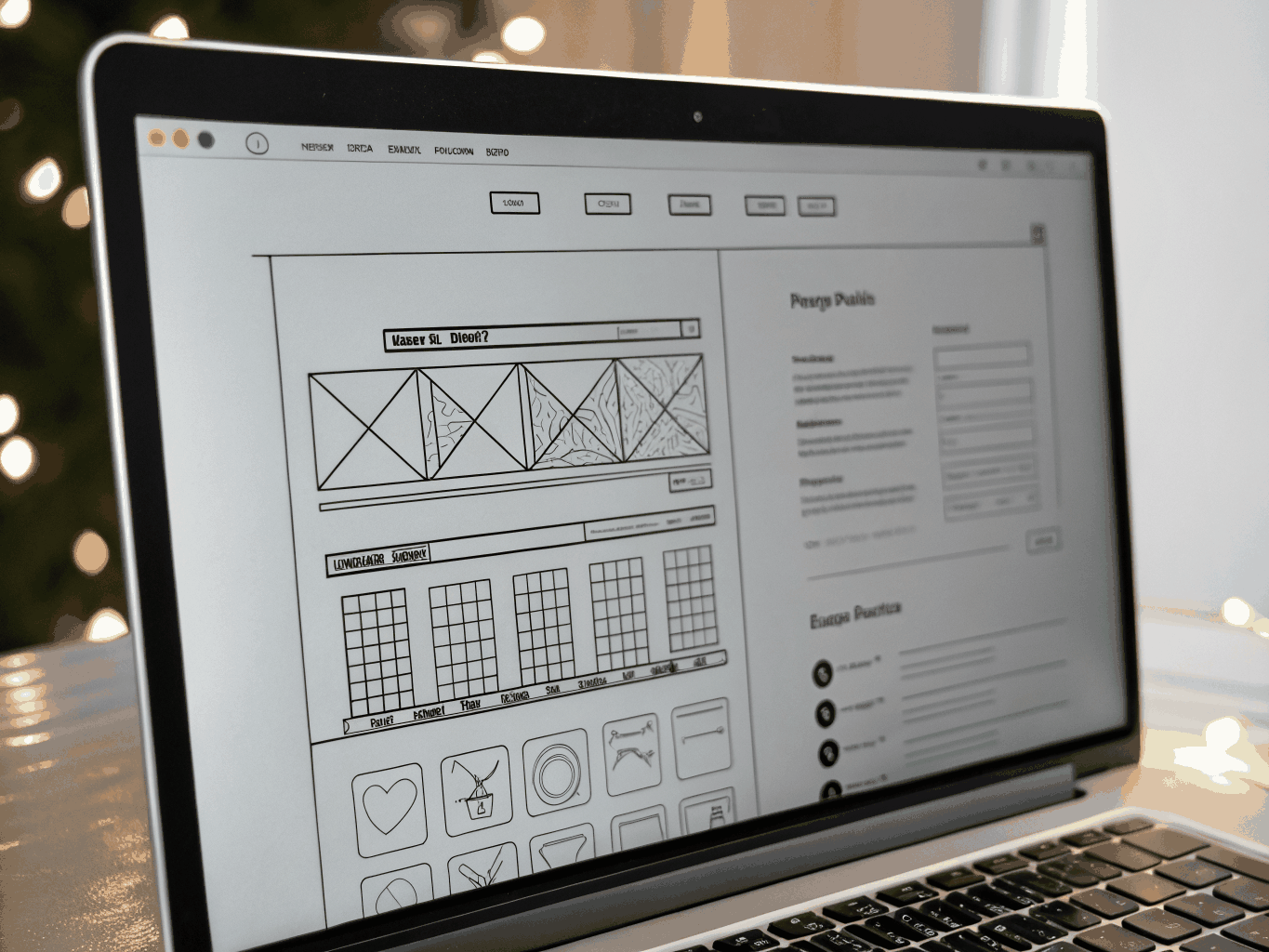 Urban Bistro Website - WIREFRAME